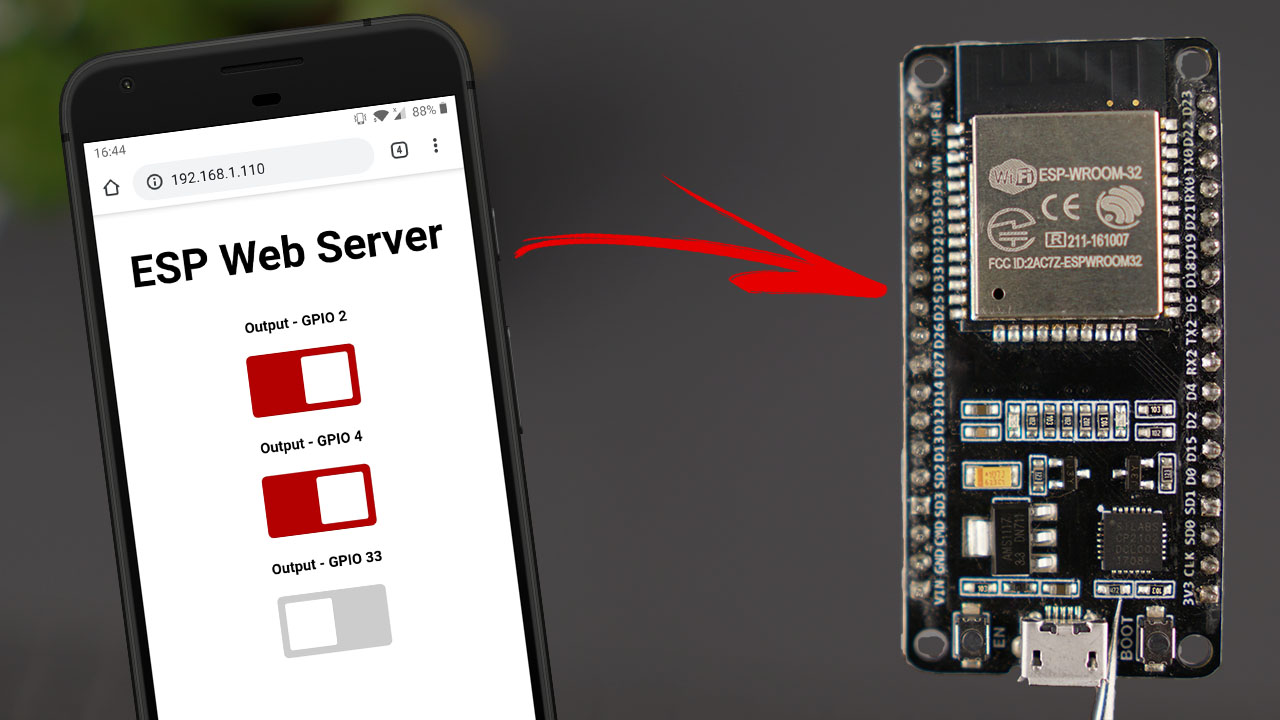Cover Image ESP32 и асинхронный веб-сервер на библиотеке ESPAsyncWebServer