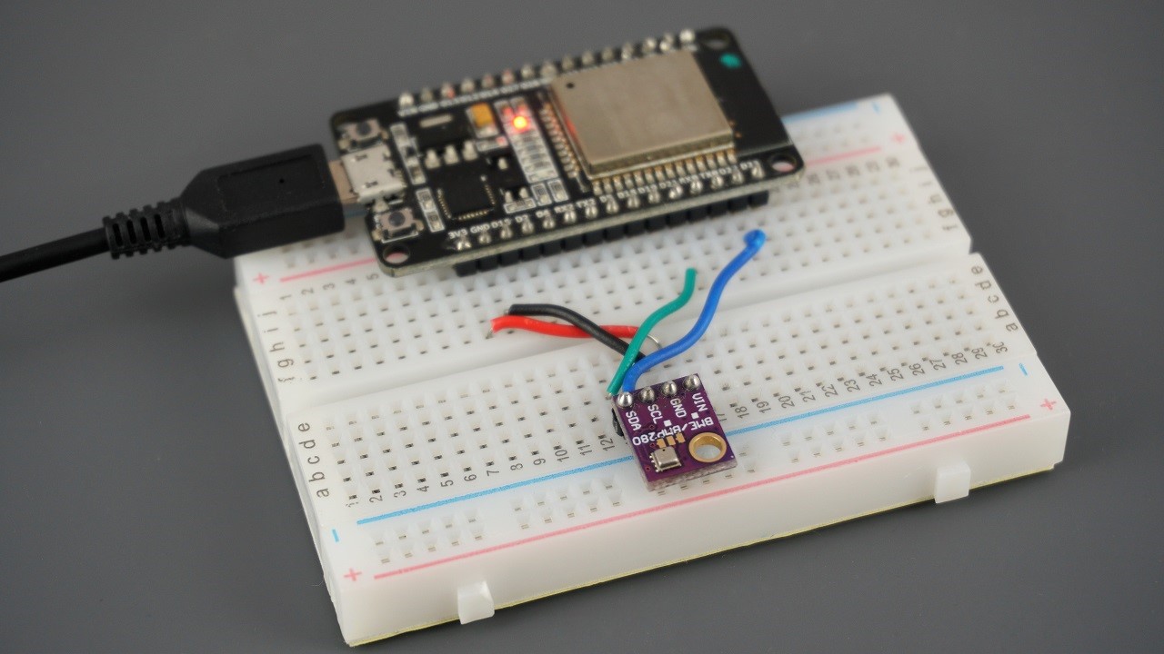 Cover Image ESP32 и датчик BME280: температура, влажность и давление в Arduino IDE