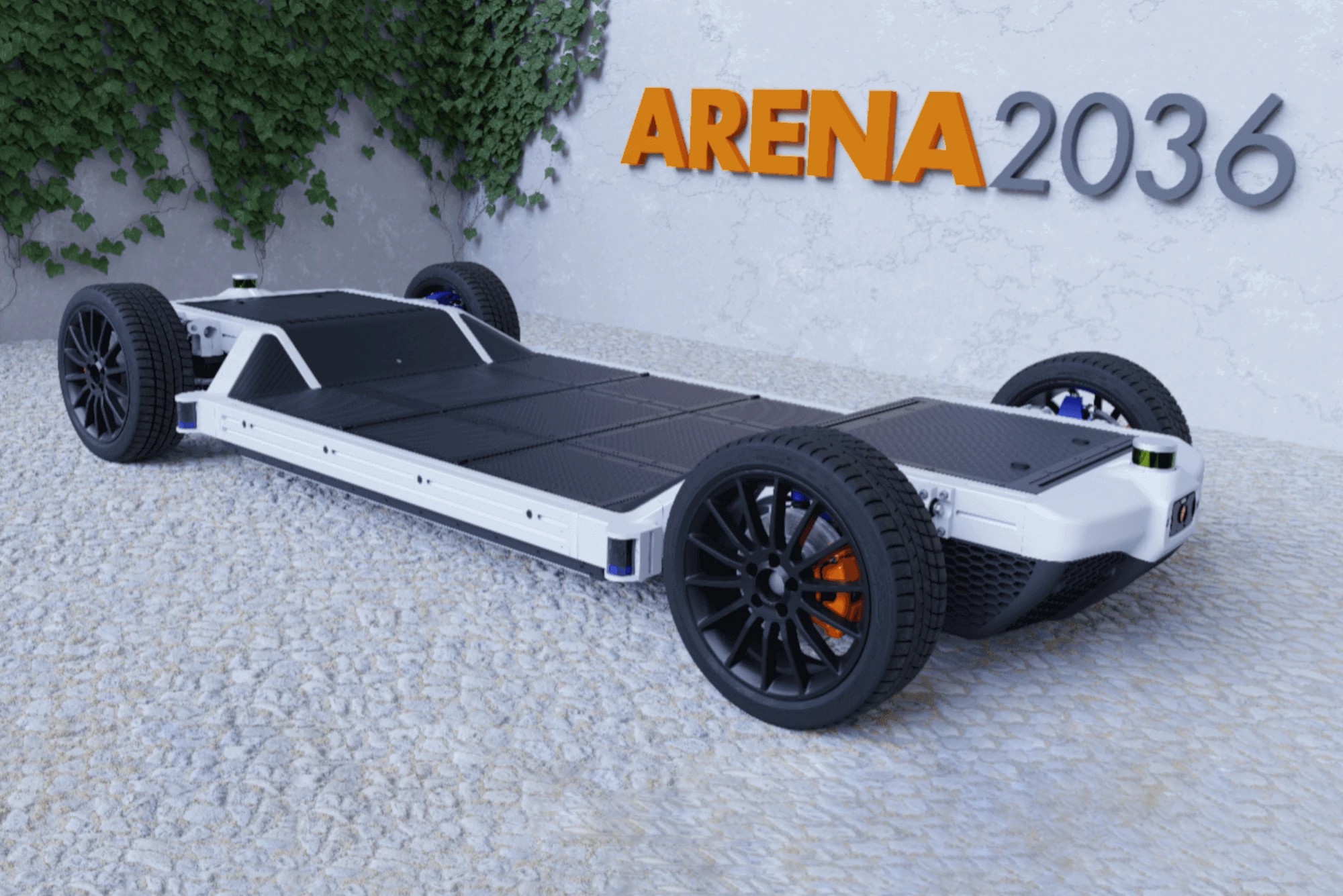 Исследовательский автомобиль Mercedes-Benz FlexCAR Rolling Chassis