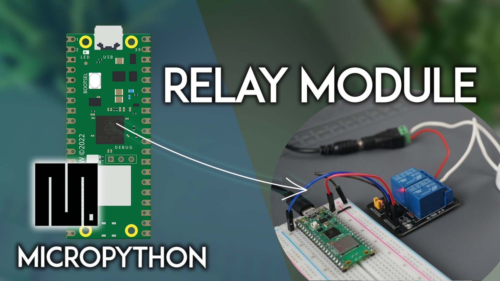 Cover Image Raspberry Pi Pico и релейный модуль на MicroPython